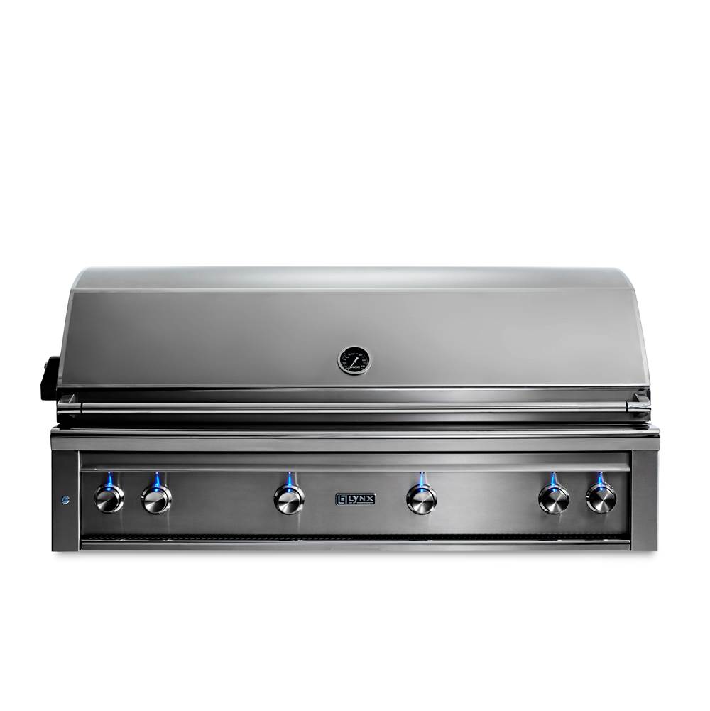 Lynx Professional Grills 54'' Built In Grill with 1 Trident and 3 Ceramic Burners and Rotisserie, LP