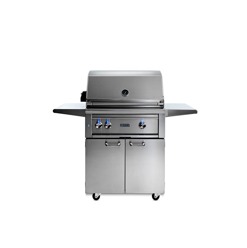 Lynx Professional Grills 30'' Freestanding Grill with 1 Trident and 1 Ceramic Burner and Rotisserie, NG