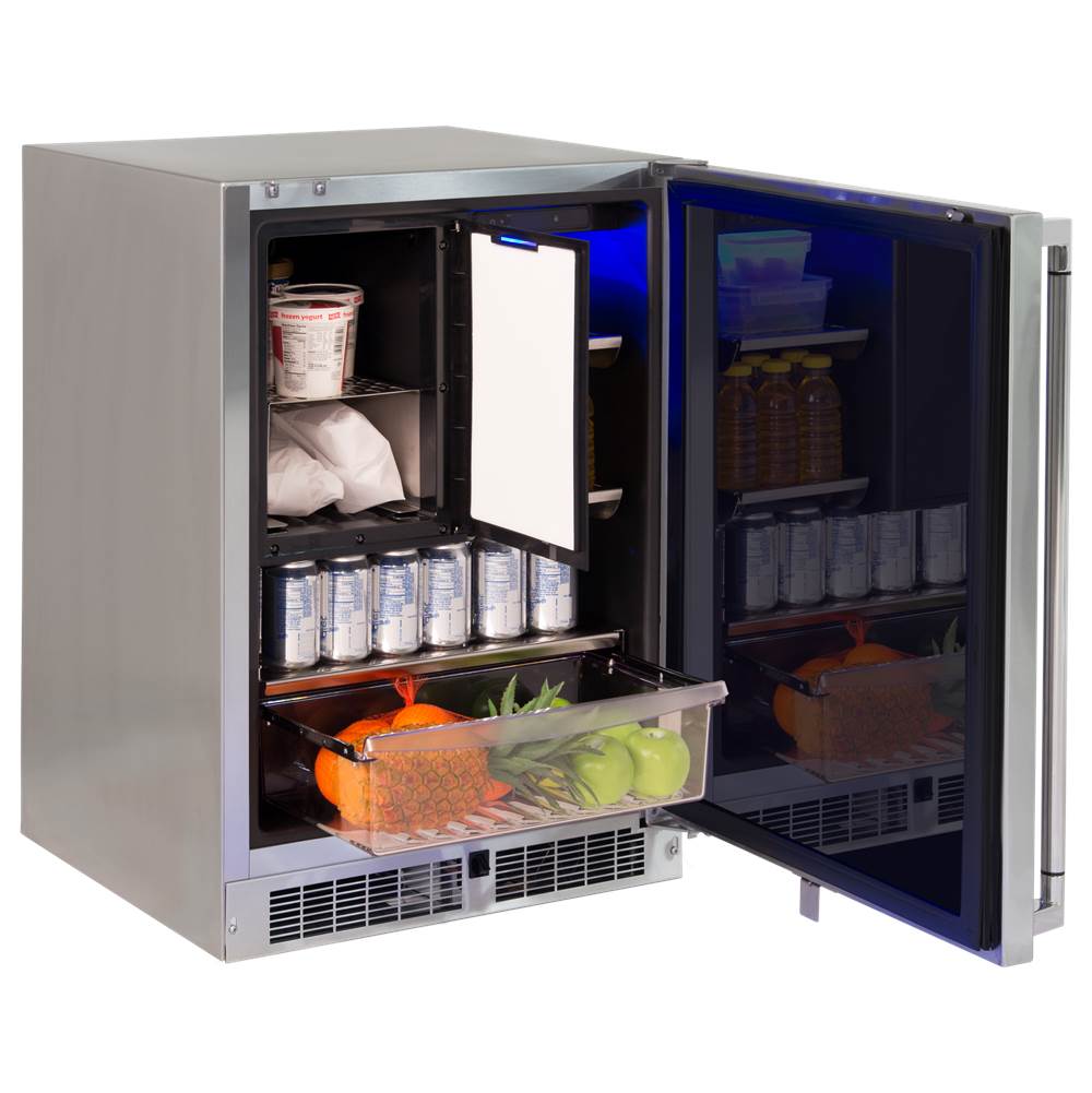 Lynx Professional Grills 24'' Refrigerator Freezer Combo, Left