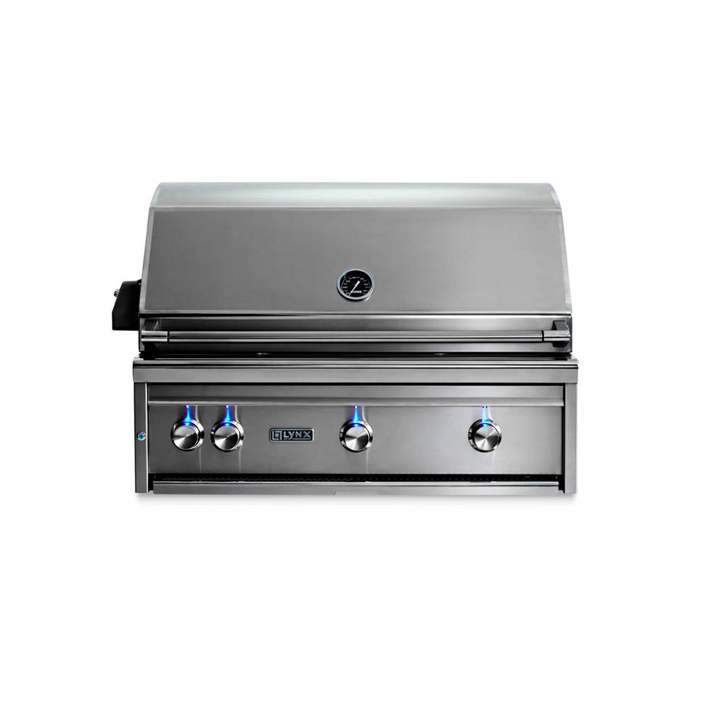 Lynx Professional Grills 36'' Built In All Trident Grill w/ Flametrak and Rotisserie, NG
