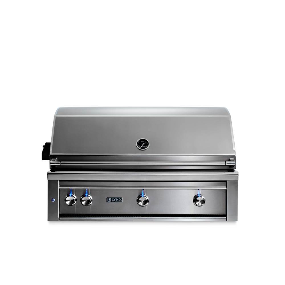Lynx Professional Grills 42'' Built In Grill with 1 Trident and 2 Ceramic Burners and Rotisserie, LP