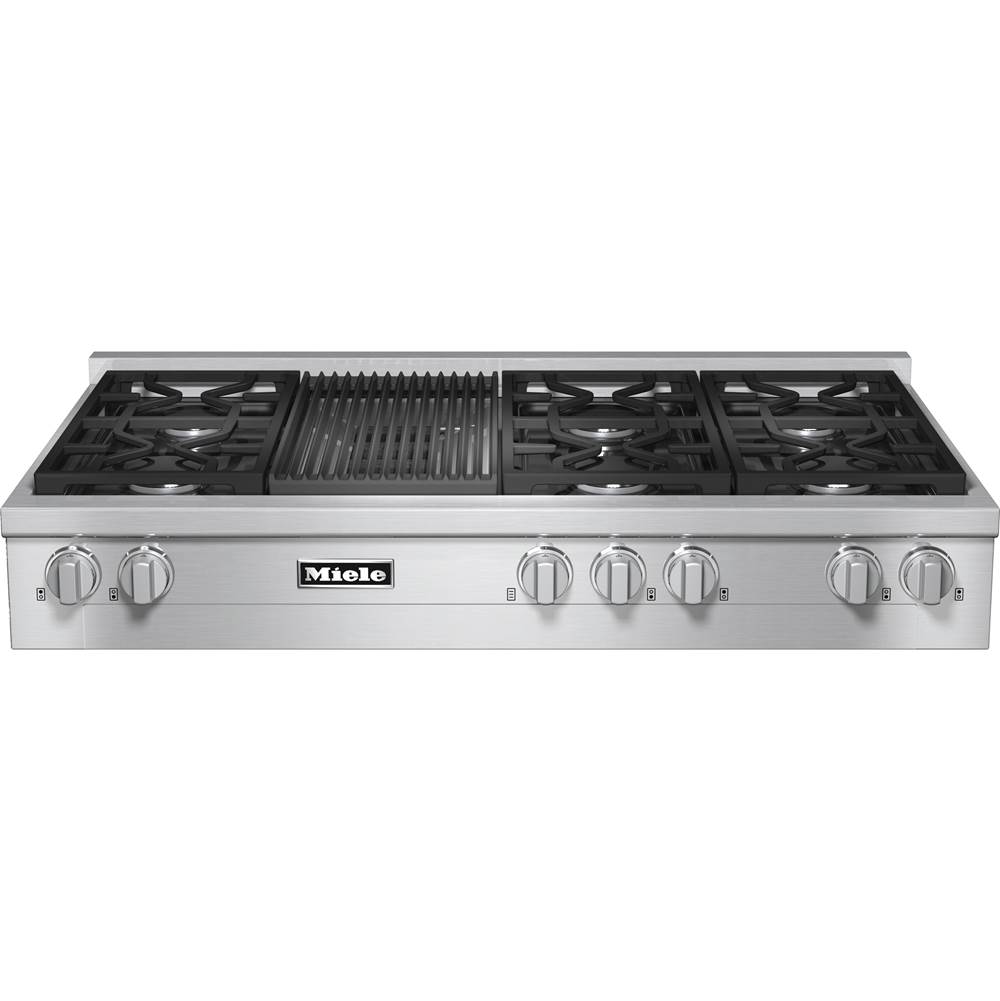 Miele KMR 1355-1 G - 48'' Rangetop M-Pro Grill NG (Clean Touch Steel)