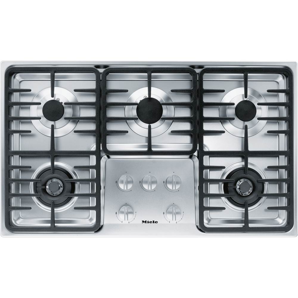 Miele KM 3475 LP - 36'' Cooktop Linear Grates LP (Stainless Steel)