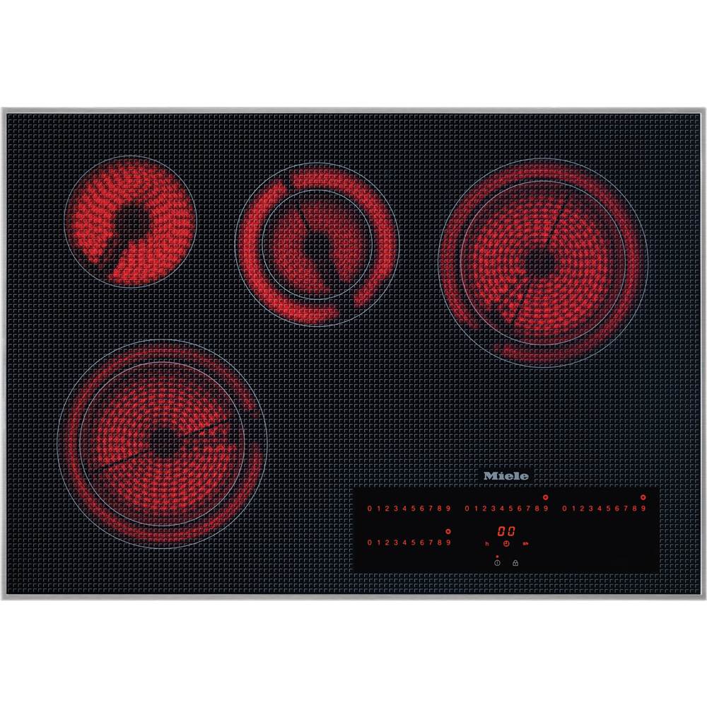 Miele KM 5840 240V - 30'' Electric Cooktop 240 V SS Touch control