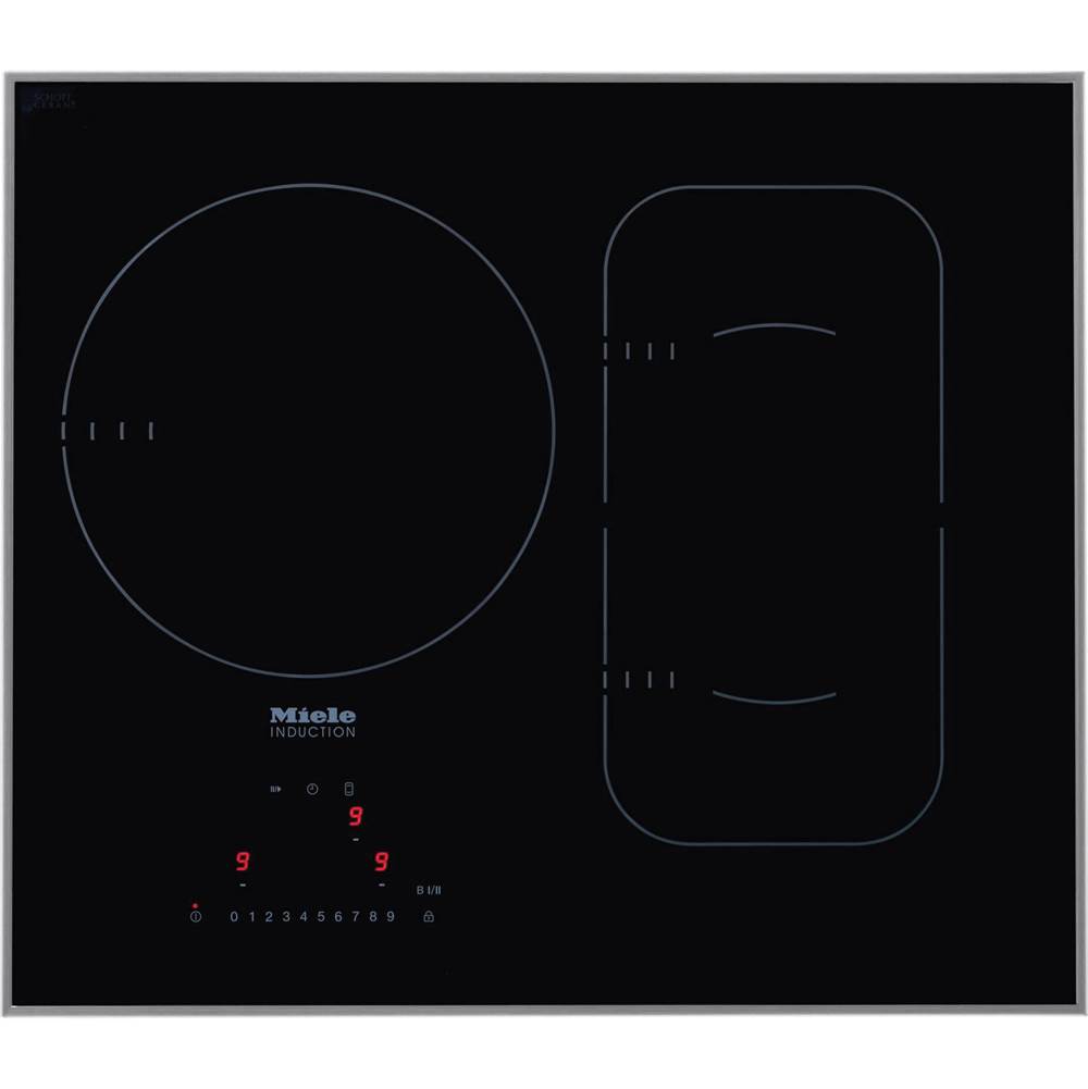 Miele KM 6320 - 24'' Induction Cooktop framed (Stainless Steel)