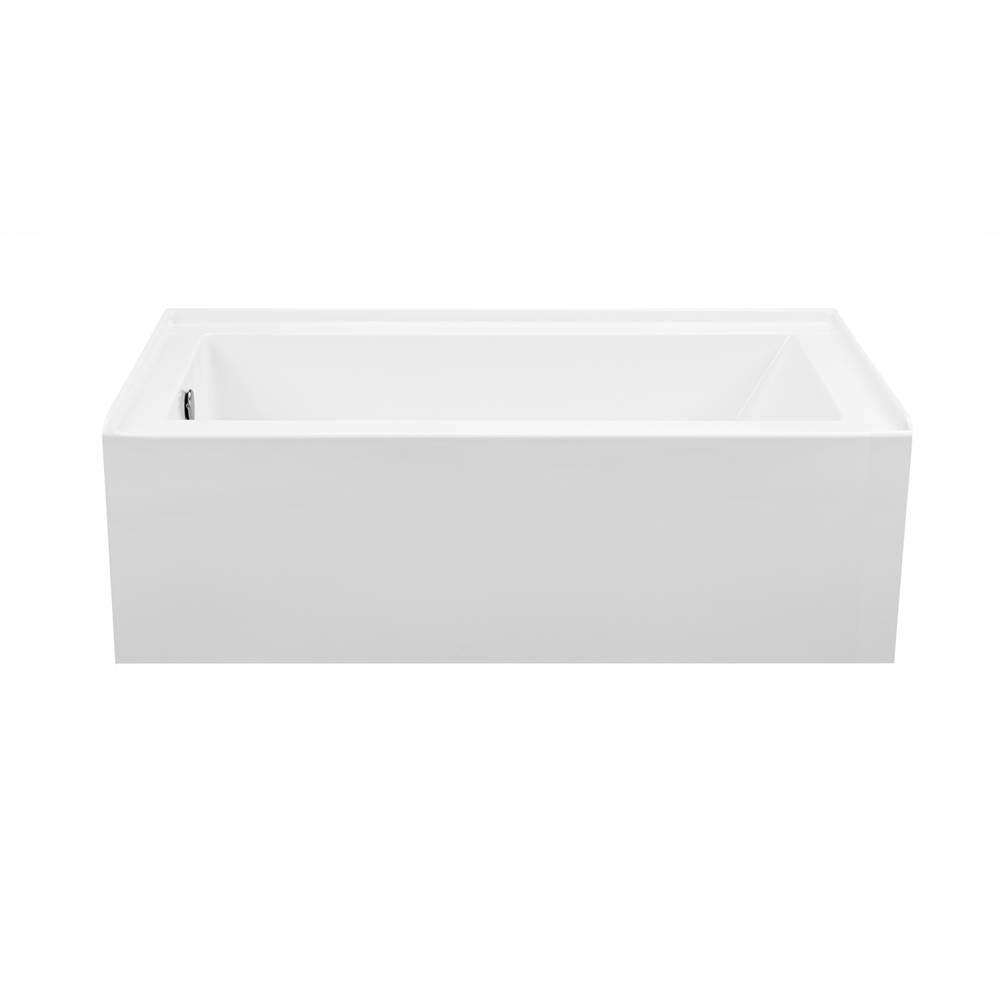 MTI Baths Cameron 3 Acrylic Cxl Integral Skirted Lh Drain Air Bath/Whirlpool - Biscuit (66X32)