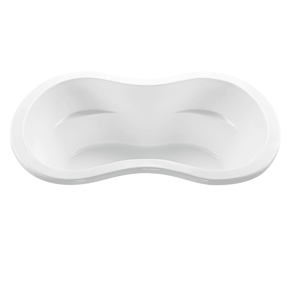 MTI Baths Eternity Acrylic Cxl Drop In Air Bath Elite/Ultra Whirlpool - White (72X47.75)