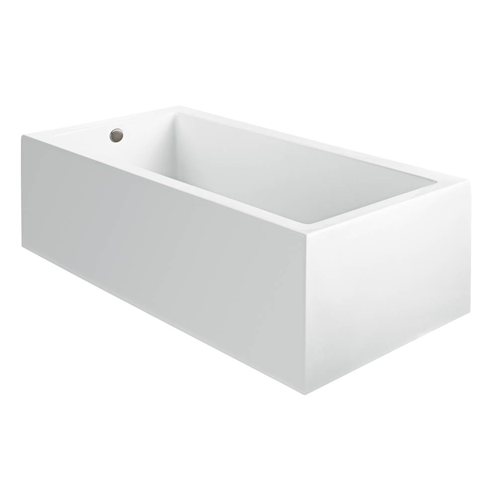 MTI Baths Andrea 2A Acrylic Cxl Sculpted 2 Side Air Bath Elite - White (71.625X31.75)