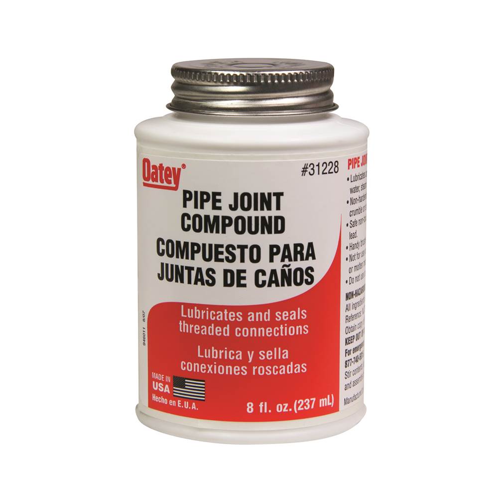Oatey 8 Oz Gray Pipe Joint Compound W/Brush
