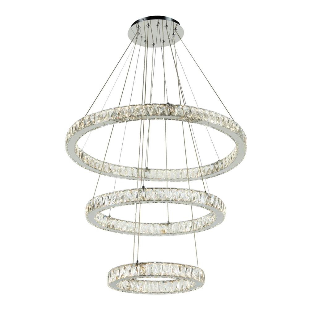 PLC Lighting PLC1 Ceiling Treble Pendant from the Equis Collection