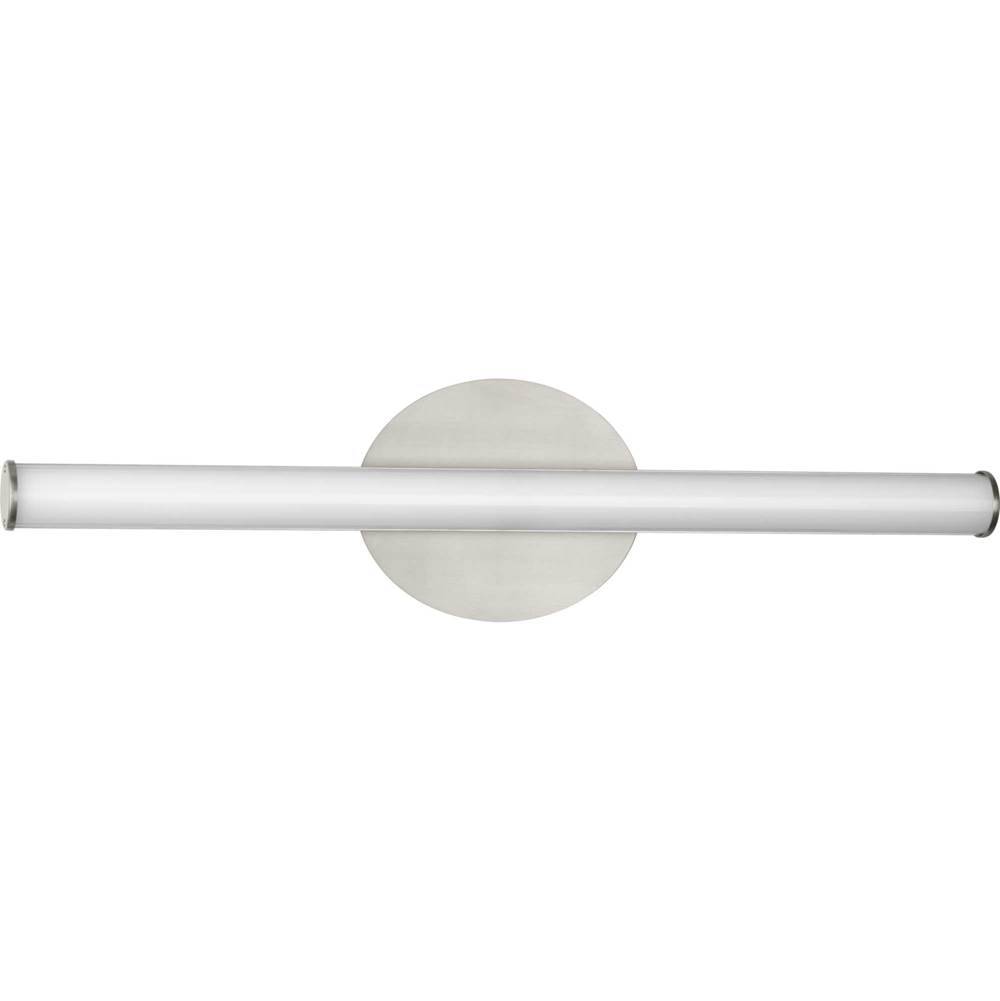 Progress Lighting Phase 3 Collection 24 in. Brushed Nickel Medium Modern 3CCT Integrated LED Linear Vanity Light
