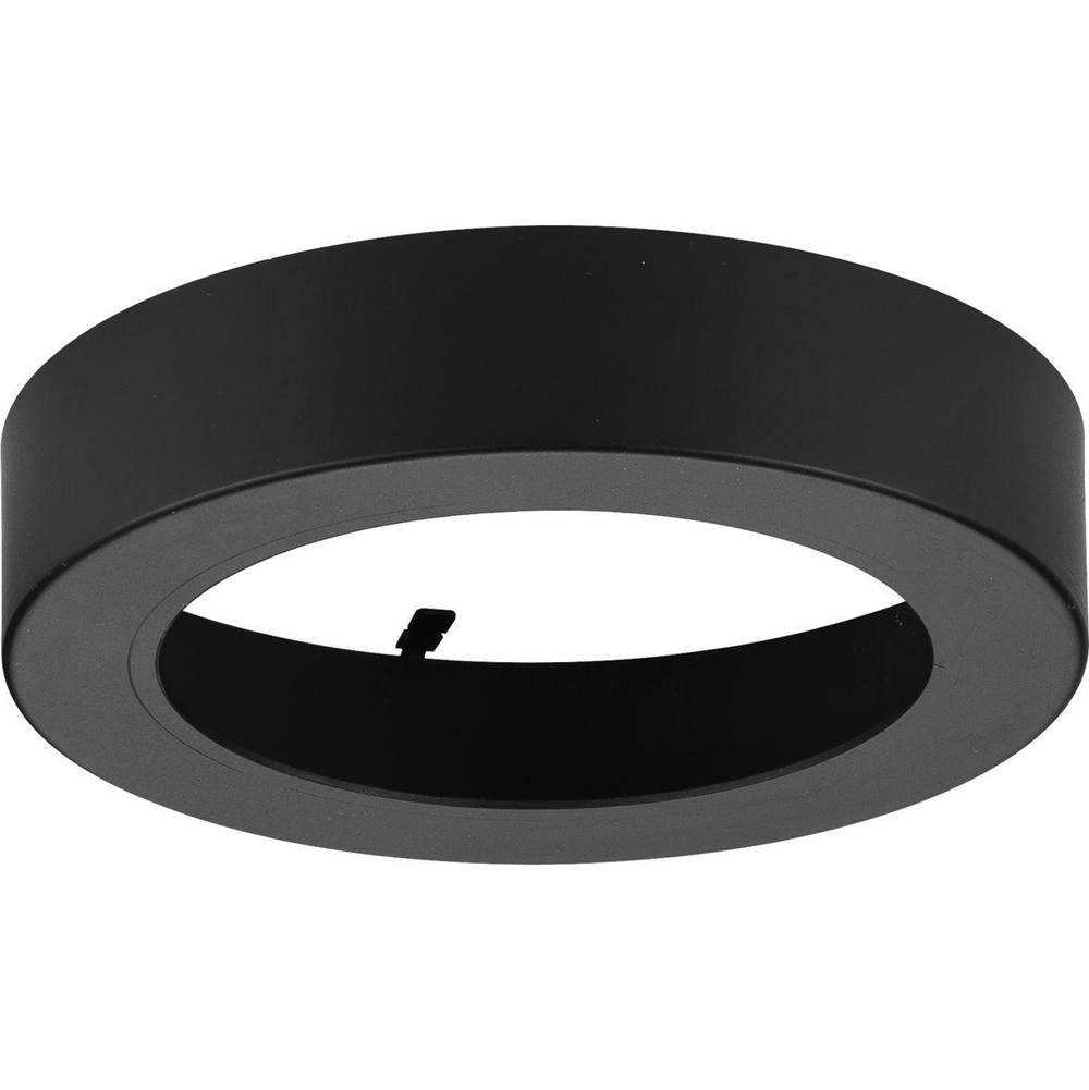 Progress Lighting Everlume Collection Black 5'' Edgelit Round Trim Ring