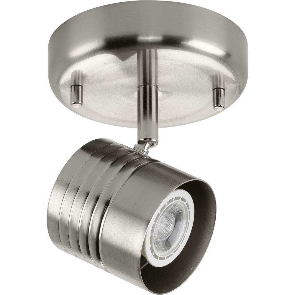 Progress Lighting Kitson Collection Brushed Nickel One-Head Multi-Directional Track