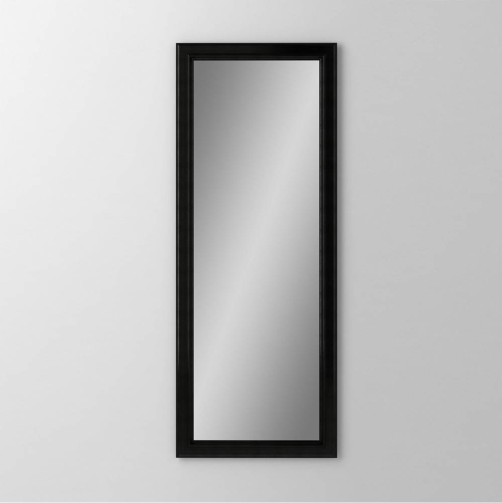 Robern Main Line Mirror, 20'' x 40'' x 1-5/8'', Bryn Mawr Frame, Brushed Black