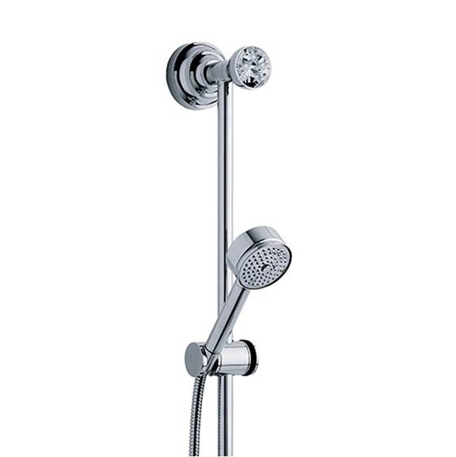 Rohl Palazzo 33'' Sliding Rail Shower Set With Handshower And Hose In Sunshine