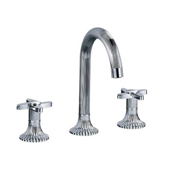 Rohl Cronos Widespread Lavatory Faucet With Cross Handles And Pop-Up In Mink