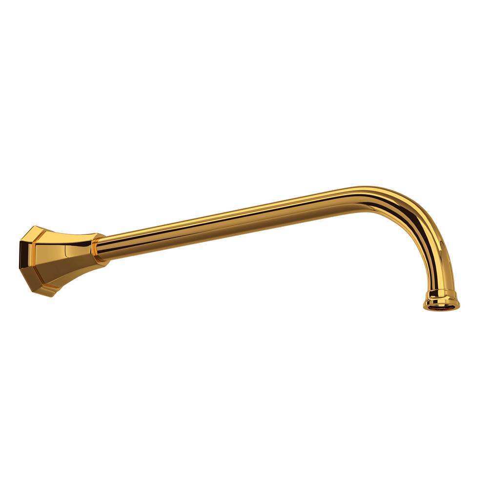 Rohl 15'' Reach Wall Mount Shower Arm With Octagonal Escutcheon