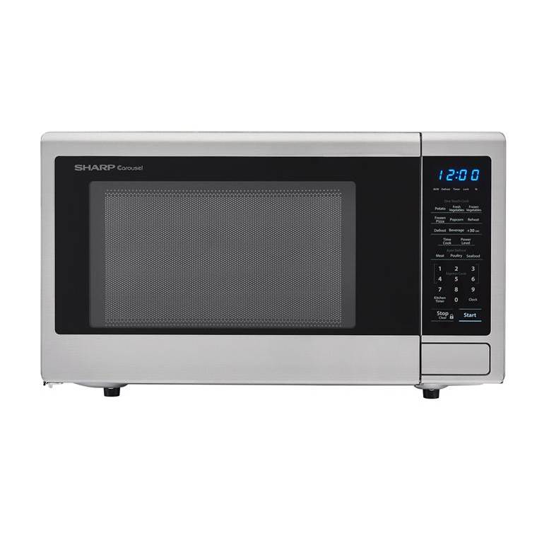 Sharp 1.1 CF Touch Microwave 1000W 11.25'' Turntable Blue LED Di