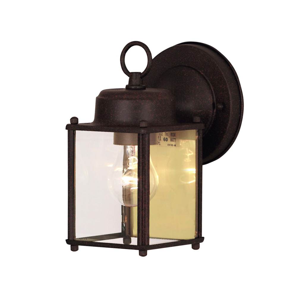 Savoy House Exterior Collections 1-Light Outdoor Wall Lantern in Rust