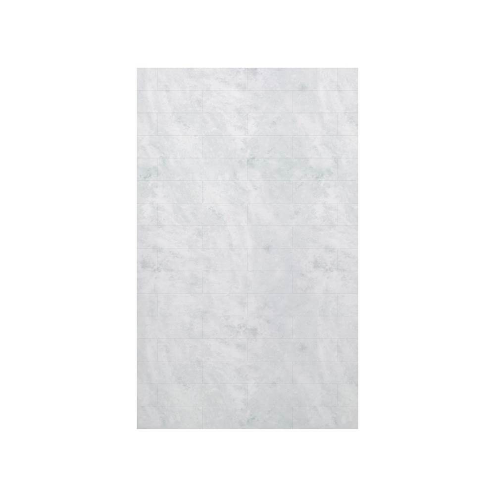 Swan MSMK-7234-1 34 x 72 Swanstone® Modern Subway Tile Glue up Bathtub and Shower Single Wall Panel in Ice