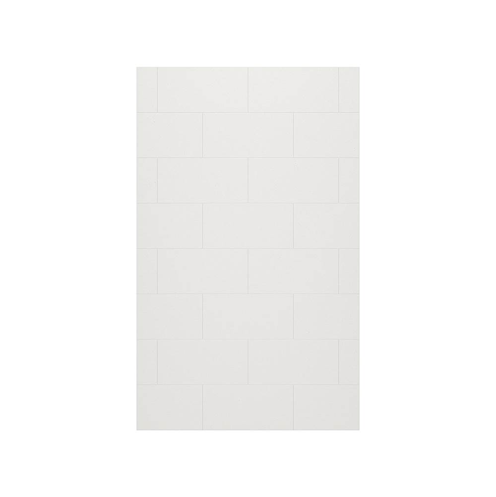 Swan TSMK-9634-1 34 x 96 Swanstone® Traditional Subway Tile Glue up Bathtub and Shower Single Wall Panel in Birch