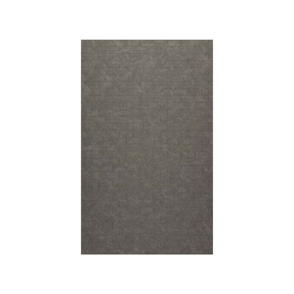 Swan SSST-3696-1 x 36 Swanstone® Classic Subway Tile Glue up Bathtub and Shower Single Wall Panel in Charcoal Gray