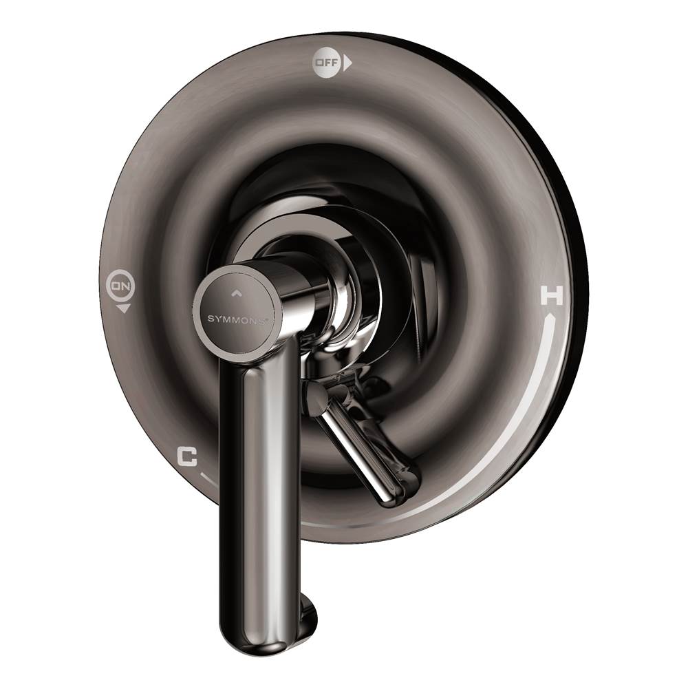 Symmons Museo Shower Valve Trim in Polished Graphite (Valve Not Included)