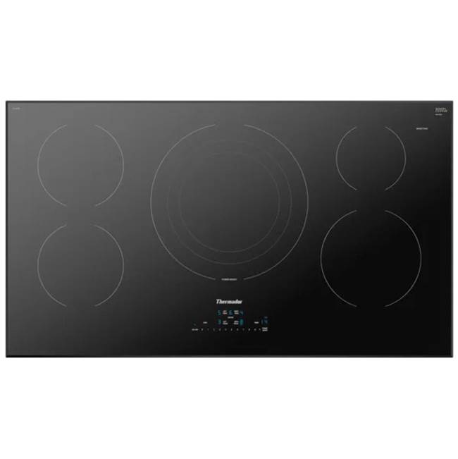 Thermador Induction Cooktop, 36'', 13'' Round Element, Black, Frameless