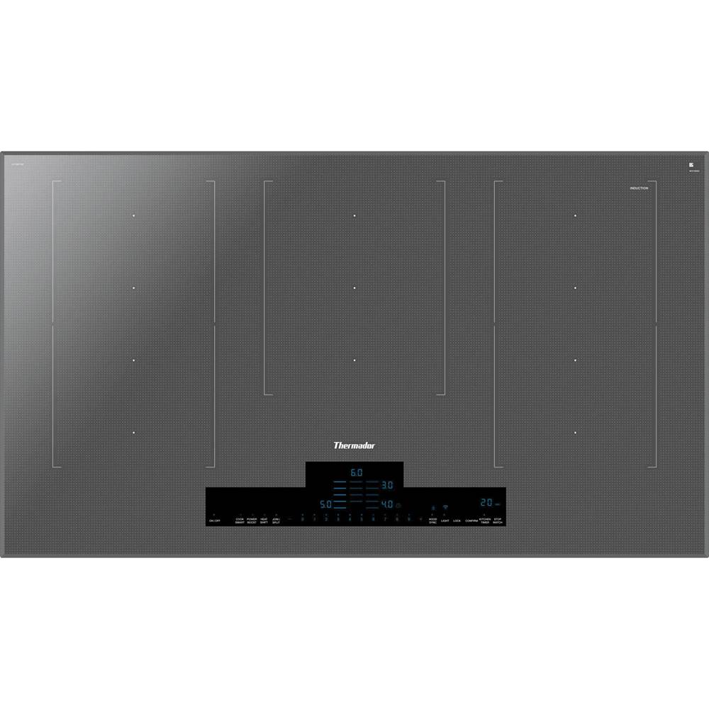 Thermador Liberty Induction Cooktop, 36'', Silver Mirror, Frameless