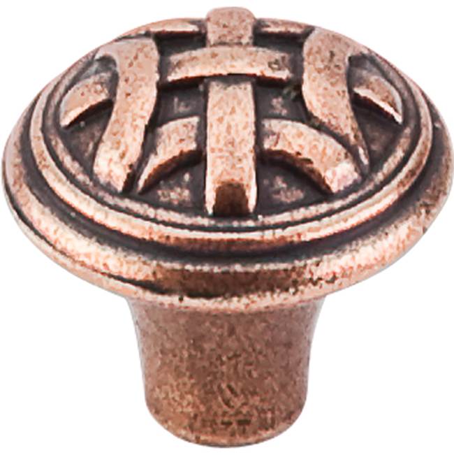 Top Knobs Celtic Small Knob 1 Inch Old English Copper