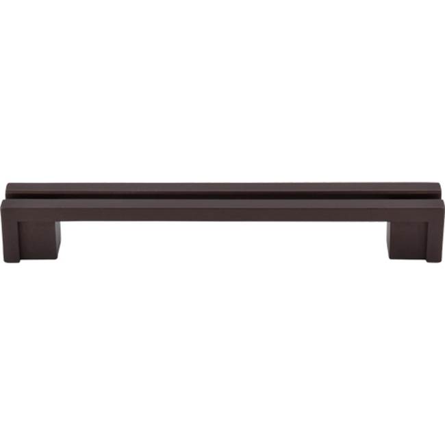 Top Knobs Flat Rail Pull 5 Inch (c-c) Oil Rubbed Bronze