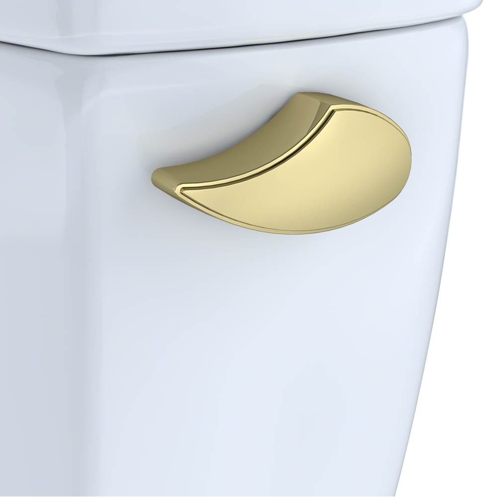 TOTO Right Hand Trip Lever (St743 And St706) - Polished Brass For Drake And Carusoe Toilet Tank