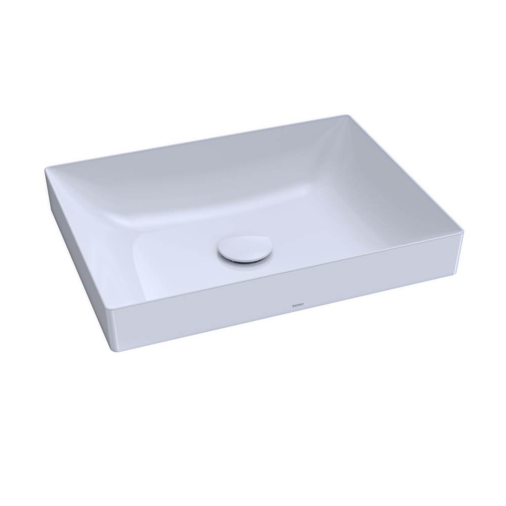 Toto Kiwami® Rectangular 23'' Vessel Bathroom Sink with CEFIONTECT®, CLEAN MATTE