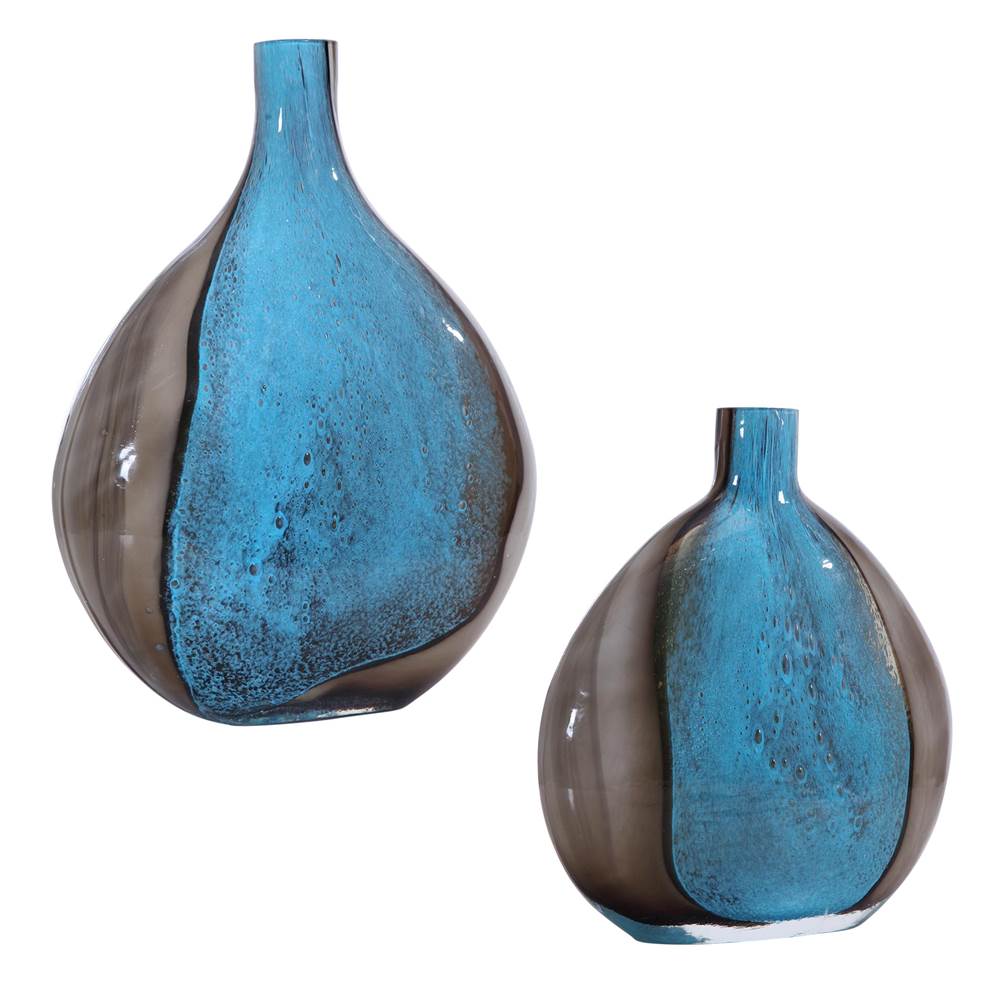 Uttermost Uttermost Adrie Art Glass Vases, S/2