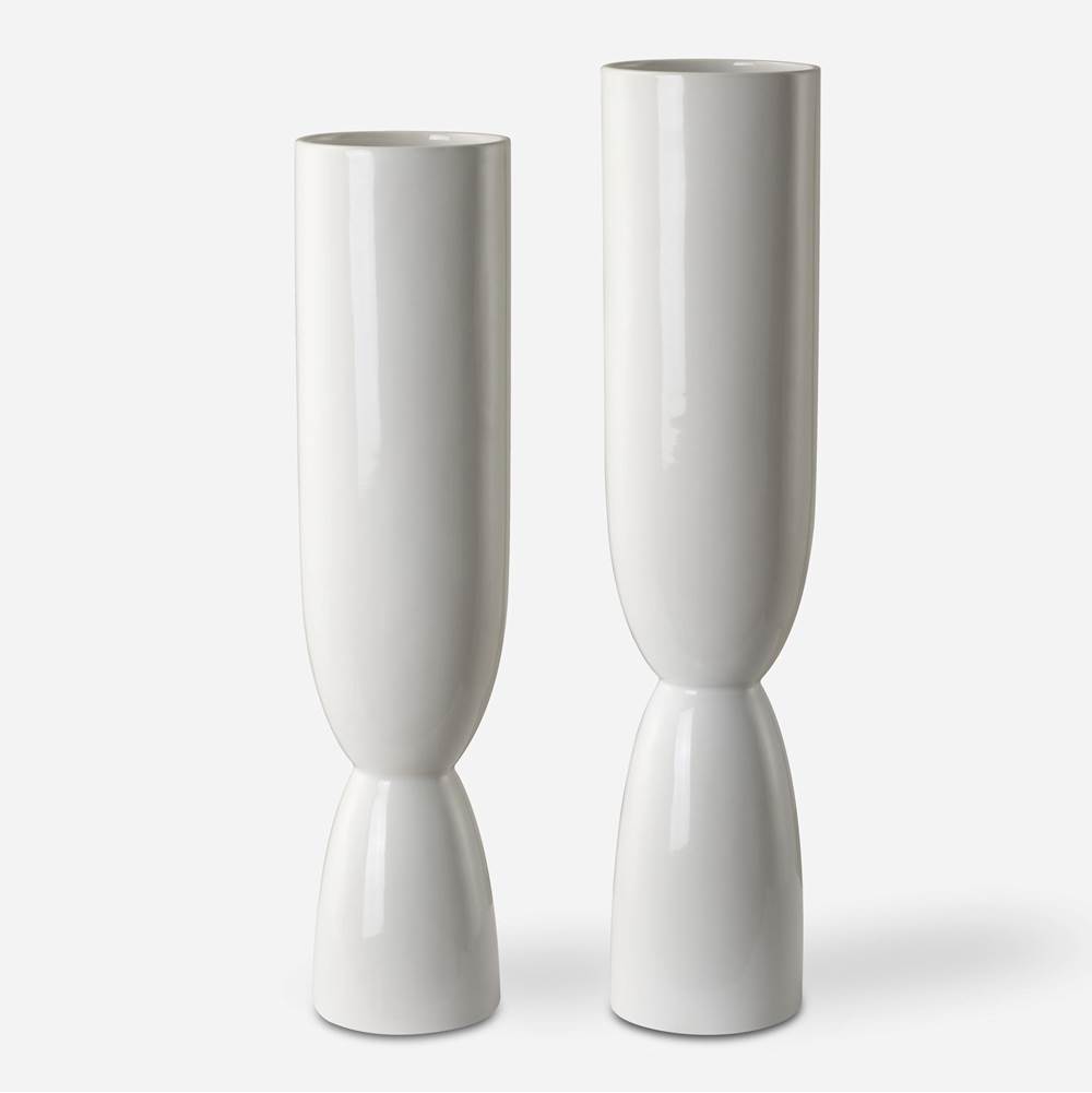 Uttermost Uttermost Kimist White Vases, S/2
