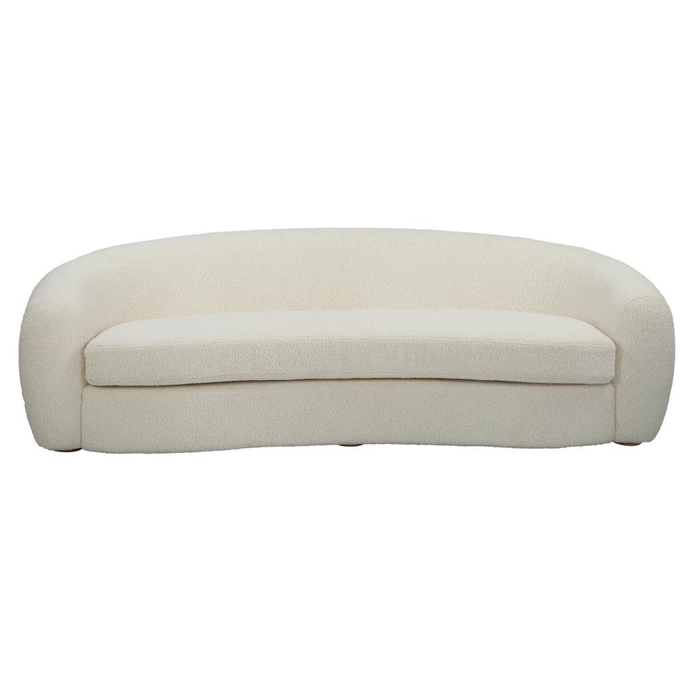 Uttermost Uttermost Capra Art Deco White Sofa