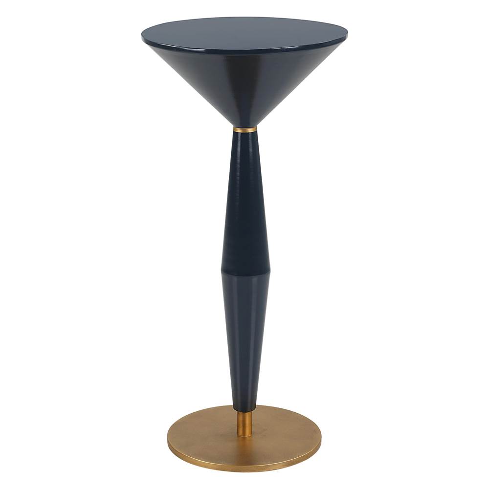 Uttermost Uttermost Luster Navy Blue Accent Table