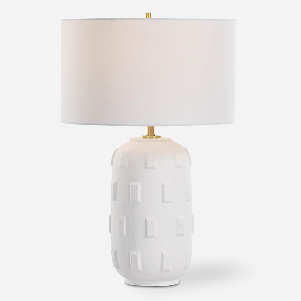 Uttermost Uttermost Emerie Textured White Table Lamp
