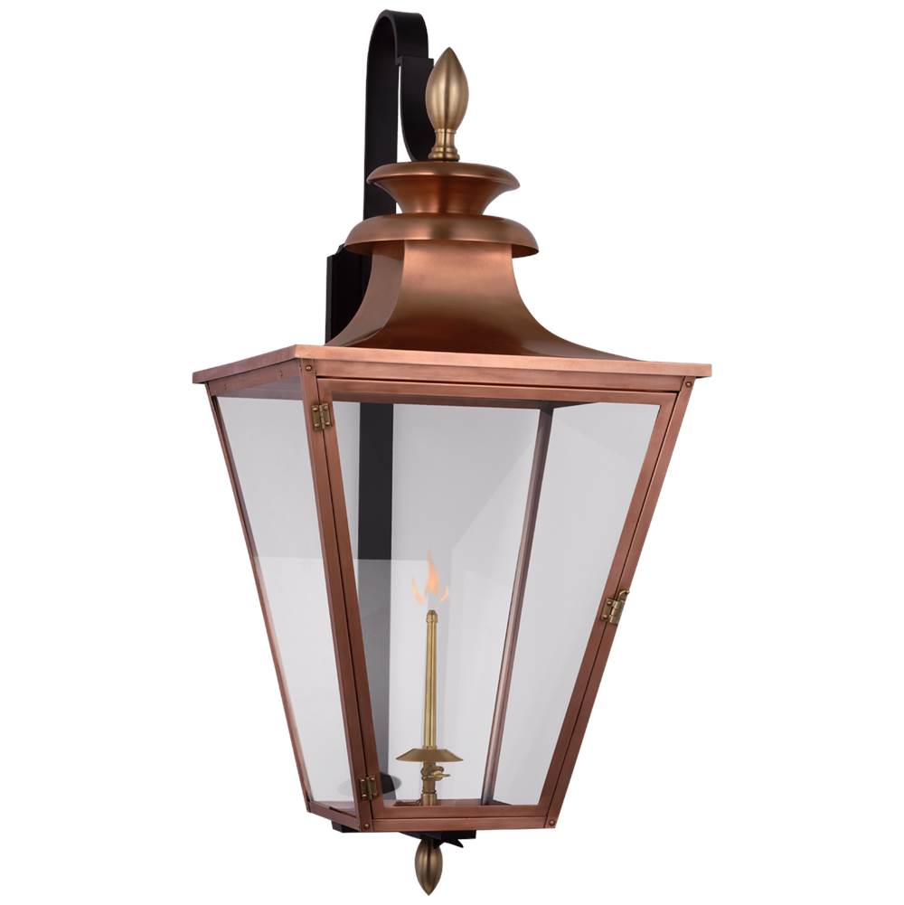 Visual Comfort Signature Collection Albermarle Large Bracketed Gas Wall Lantern
