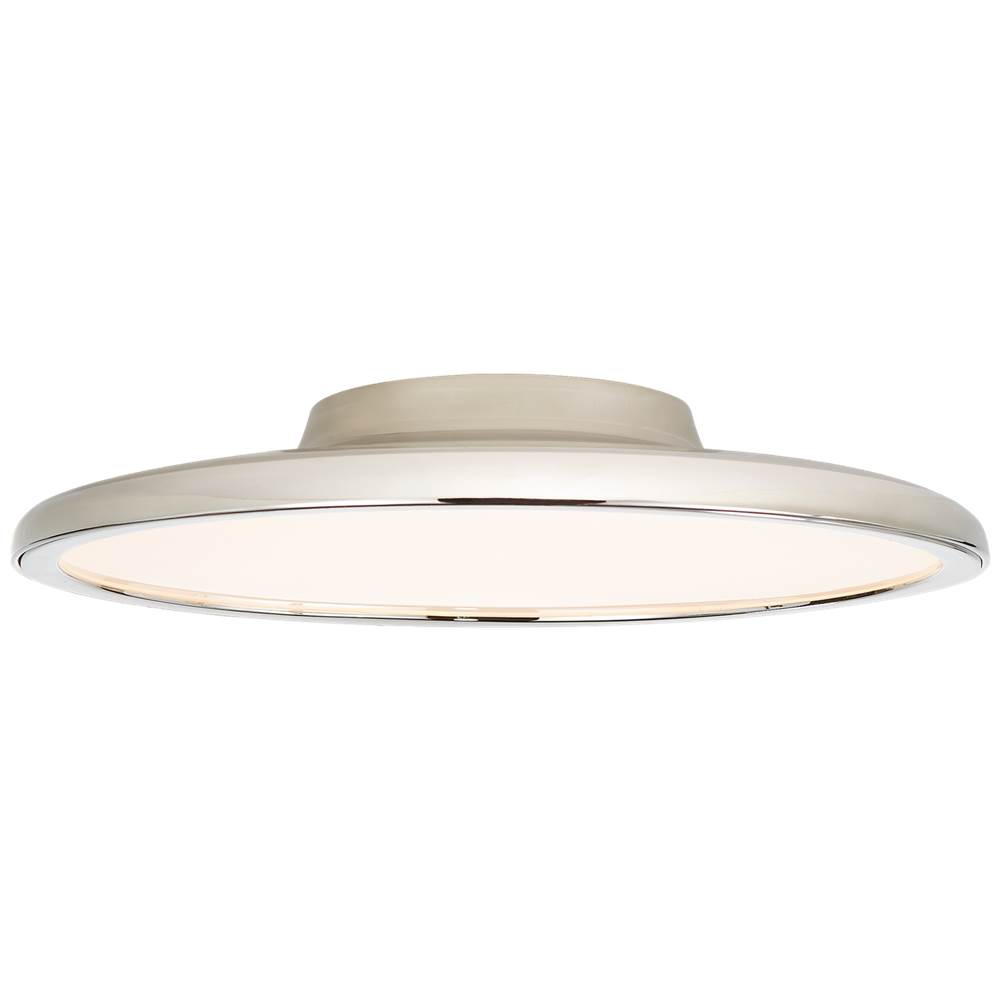 Visual Comfort Signature Collection Dot 16'' Flush Mount in Polished Nickel