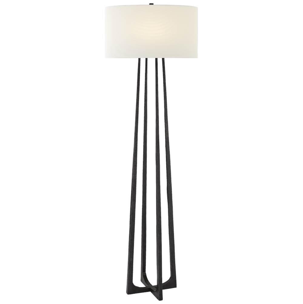 Visual Comfort Signature Collection Scala Large Hand-Forged Floor Lamp