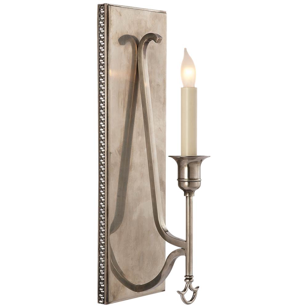 Visual Comfort Signature Collection Savannah Sconce in Sheffield Nickel