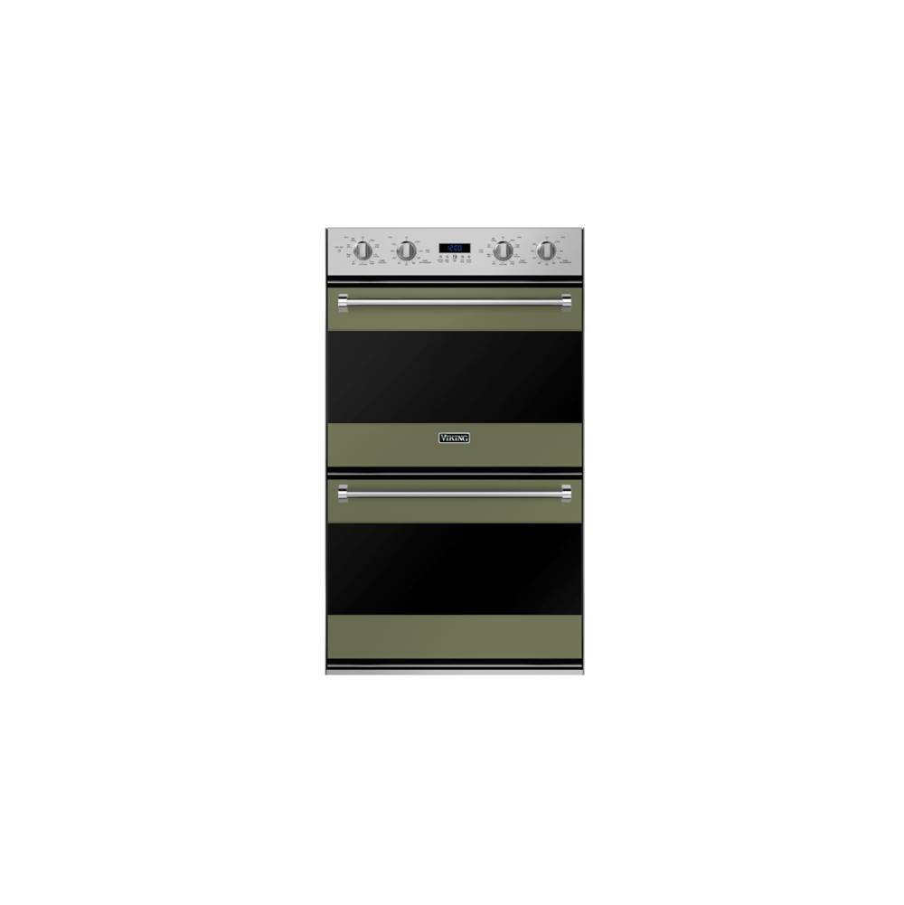 Viking 30''W. Double Electric Thermal-Convection Oven-Cypress Green