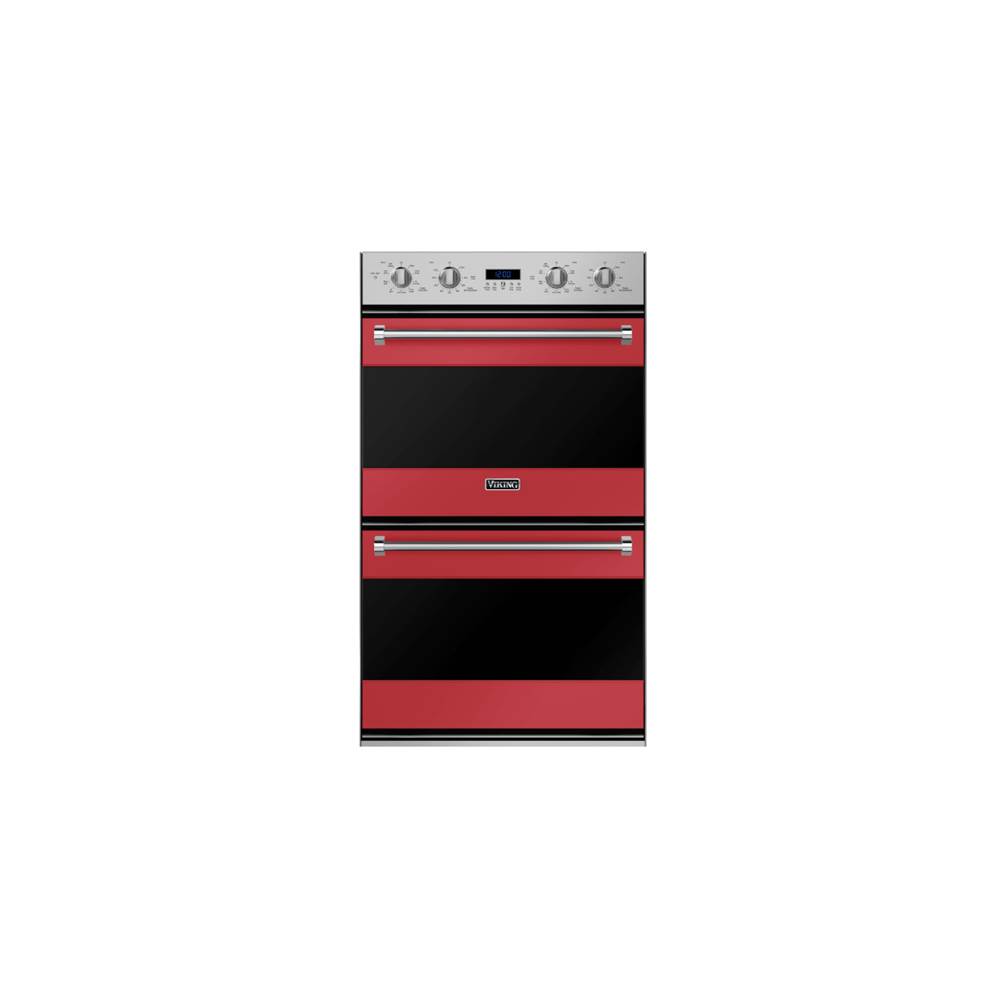 Viking 30''W. Double Electric Thermal-Convection Oven-San Marzano Red