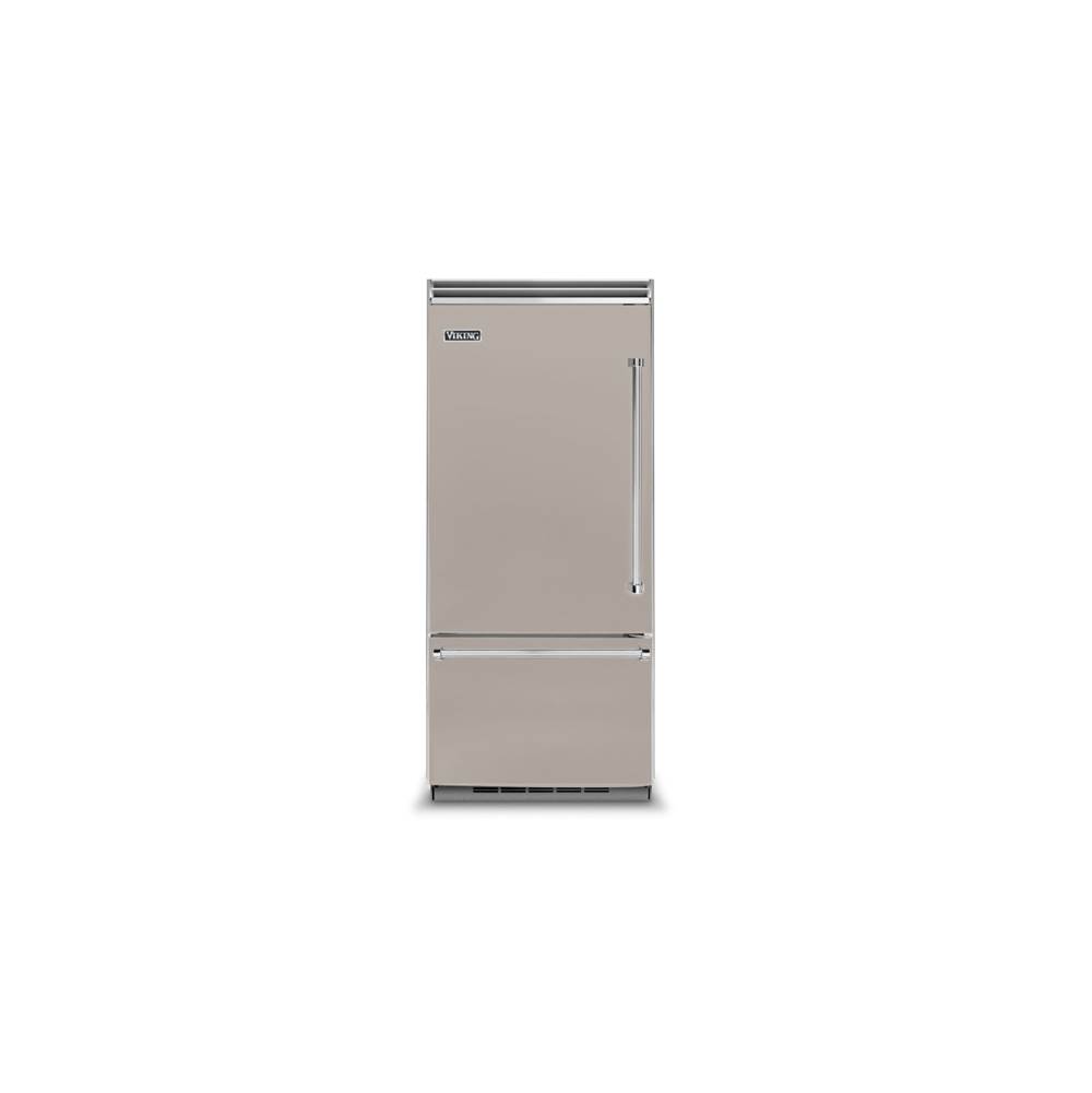 Viking 36''W. Bi Bottom-Mount Refrigerator/Freezer (Lh)-Pacific Grey