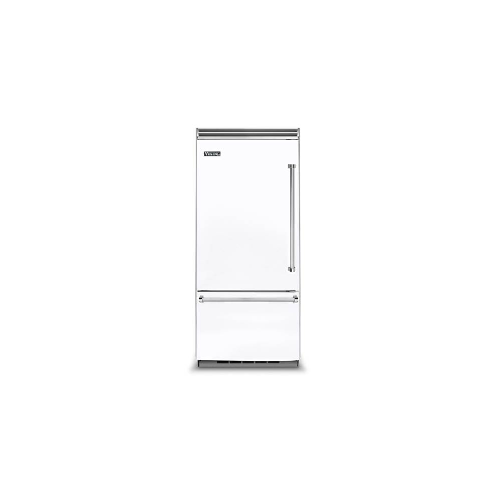 Viking 36''W. BI Bottom-Mount Refrigerator/Freezer (LH)-White