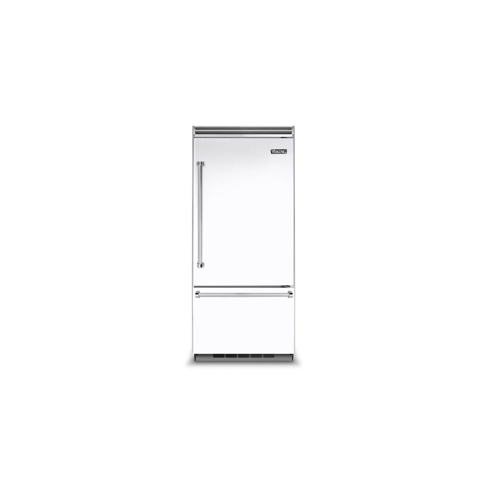 Viking 36''W. BI Bottom-Mount Refrigerator/Freezer (RH)-White