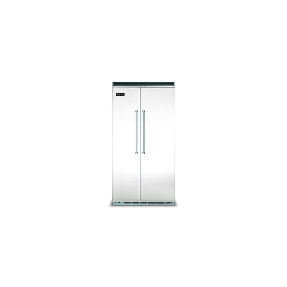 Viking 42''W. Bi Side-By-Side Refrigerator/Freezer-Frost White