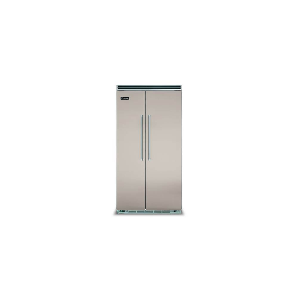 Viking 42''W. Bi Side-By-Side Refrigerator/Freezer-Pacific Grey