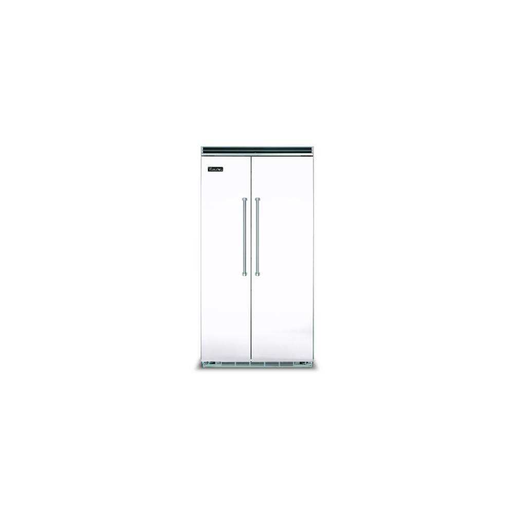 Viking 42''W. BI Side-by-Side Refrigerator/Freezer-White